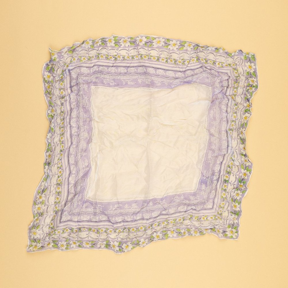 Purple Scarf Made in Italy